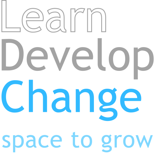 Learn Develop Change - space to grow logo